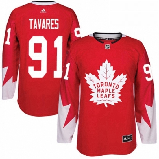 Mens Adidas Toronto Maple Leafs 91 John Tavares Premier Red Alternate NHL Jersey Mens Adidas Toronto Maple Leafs 91 John Tavares Premier Red Alternate NHL Jersey