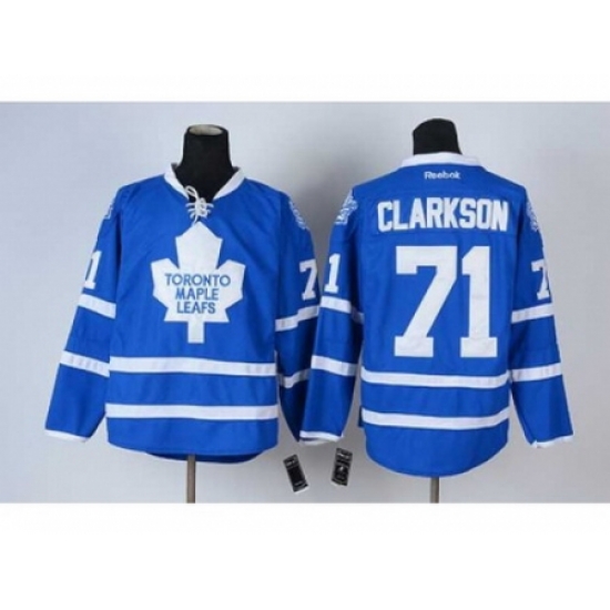 NHL Jerseys Toronto Maple Leafs #71 Clarkson blue NHL Jerseys Toronto Maple Leafs #71 Clarkson blue