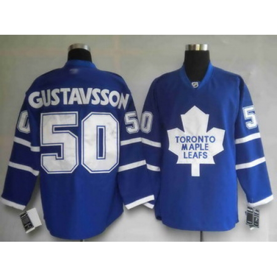 Pittaburgh Toronto Maple Leafs 50 GUSTAVSSON blue Pittaburgh Toronto Maple Leafs 50 GUSTAVSSON blue