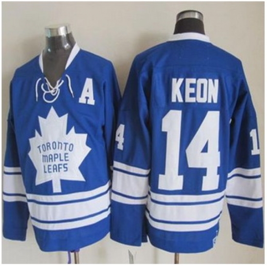 Toronto Maple Leafs #14 Dave Keon Blue CCM Throwback Third Stitched NHL Jersey Toronto Maple Leafs #14 Dave Keon Blue CCM Throwback Third Stitched NHL Jersey