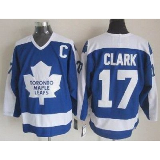 Toronto Maple Leafs #17 Wendel Clark 1978 CCM Vintage Throwback Blue NHL Jerseys Toronto Maple Leafs #17 Wendel Clark 1978 CCM Vintage Throwback Blue NHL Jerseys