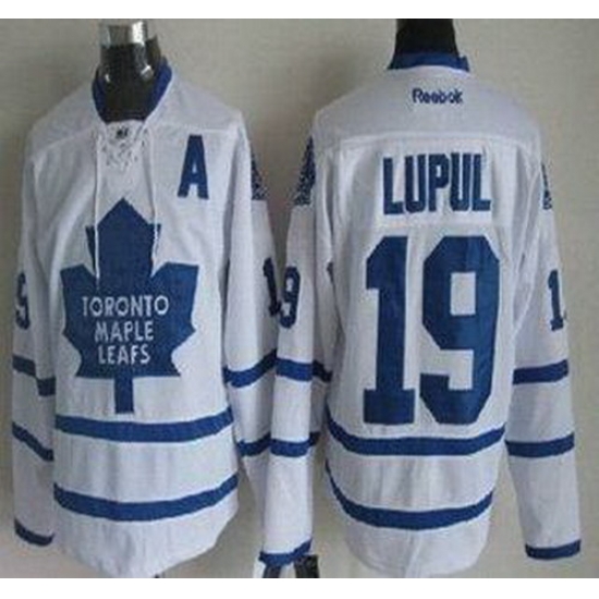 Toronto Maple Leafs 19 Joffrey Lupul White NHL Jerseys A Patch Toronto Maple Leafs 19 Joffrey Lupul White NHL Jerseys A Patch