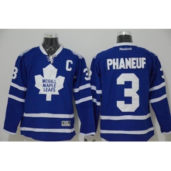 Toronto Maple Leafs #3 Dion Phaneuf Blue Stitched NHL Jersey Toronto Maple Leafs #3 Dion Phaneuf Blue Stitched NHL Jersey