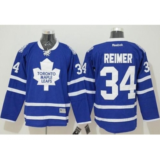 Toronto Maple Leafs #34 James Reimer Blue Stitched NHL Jersey Toronto Maple Leafs #34 James Reimer Blue Stitched NHL Jersey