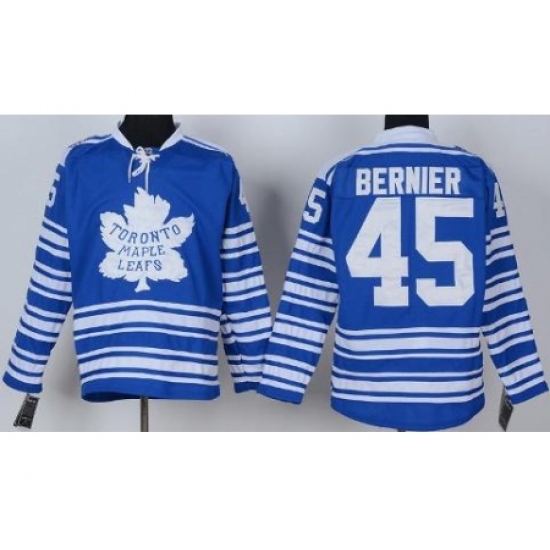 Toronto Maple Leafs 45 Jonathan Bernier 2014 Winter Classic Blue NHL Jersey Toronto Maple Leafs 45 Jonathan Bernier 2014 Winter Classic Blue NHL Jersey