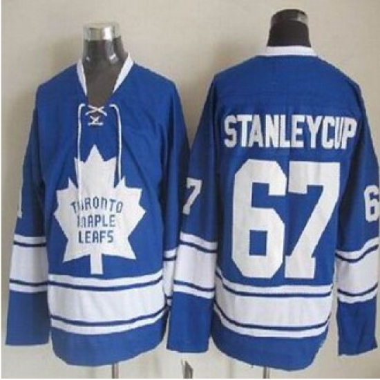 Toronto Maple Leafs #67 Stanley Cup Blue CCM Throwback Stitched NHL Jersey Toronto Maple Leafs #67 Stanley Cup Blue CCM Throwback Stitched NHL Jersey