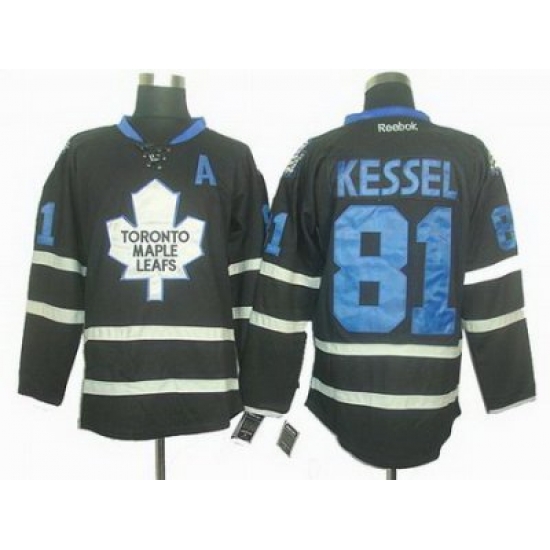 Toronto Maple Leafs #81 Phil Kessel black ice jerseys A patch Toronto Maple Leafs #81 Phil Kessel black ice jerseys A patch