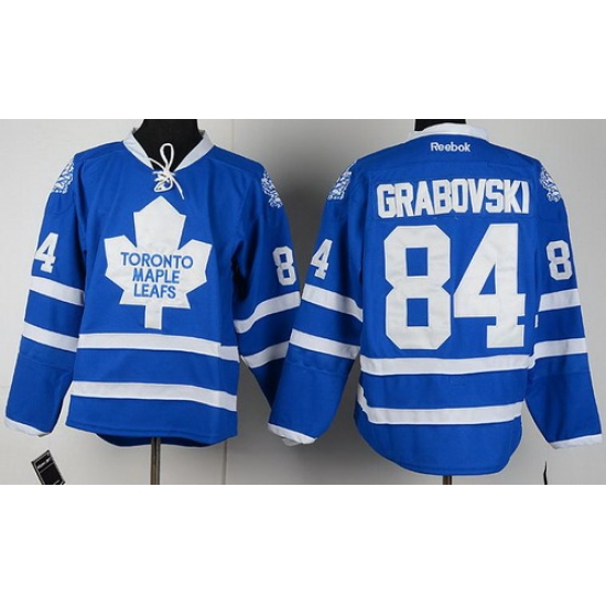 Toronto Maple Leafs 84 Mikhail Grabovski Blue NHL Jerseys Toronto Maple Leafs 84 Mikhail Grabovski Blue NHL Jerseys
