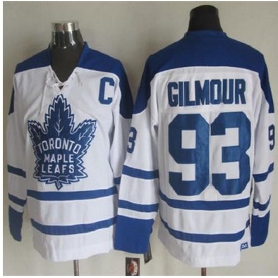 Toronto Maple Leafs #93 Doug Gilmour White CCM Throwback Winter Classic Stitched NHL Jersey Toronto Maple Leafs #93 Doug Gilmour White CCM Throwback Winter Classic Stitched NHL Jersey