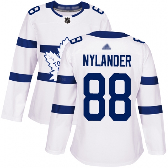 Women Maple Leafs 88 William Nylander White Authentic 2018 Stadium Series Stitched Hockey Jersey Women Maple Leafs 88 William Nylander White Authentic 2018 Stadium Series Stitched Hockey Jersey