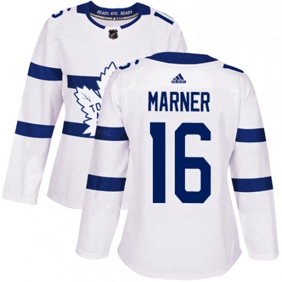 Womens Adidas Toronto Maple Leafs 16 Mitchell Marner Authentic White 2018 Stadium Series NHL Jersey Womens Adidas Toronto Maple Leafs 16 Mitchell Marner Authentic White 2018 Stadium Series NHL Jersey