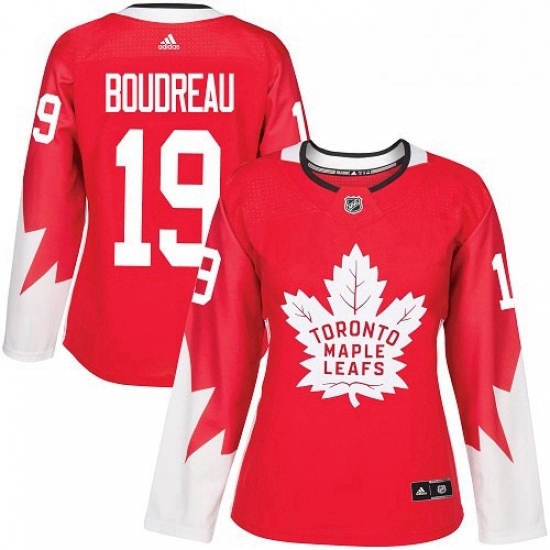 Womens Adidas Toronto Maple Leafs 19 Bruce Boudreau Authentic Red Alternate NHL Jersey Womens Adidas Toronto Maple Leafs 19 Bruce Boudreau Authentic Red Alternate NHL Jersey