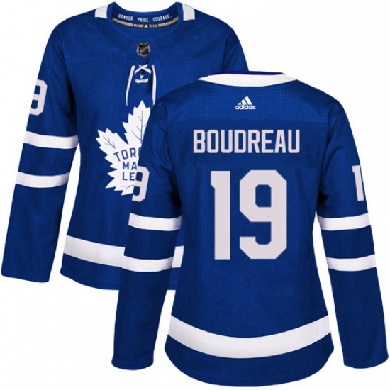 Womens Adidas Toronto Maple Leafs 19 Bruce Boudreau Authentic Royal Blue Home NHL Jersey Womens Adidas Toronto Maple Leafs 19 Bruce Boudreau Authentic Royal Blue Home NHL Jersey