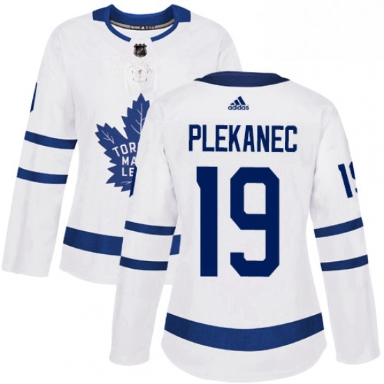 Womens Adidas Toronto Maple Leafs 19 Tomas Plekanec Authentic White Away NHL Jerse Womens Adidas Toronto Maple Leafs 19 Tomas Plekanec Authentic White Away NHL Jerse