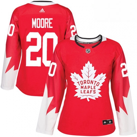 Womens Adidas Toronto Maple Leafs 20 Dominic Moore Authentic Red Alternate NHL Jersey Womens Adidas Toronto Maple Leafs 20 Dominic Moore Authentic Red Alternate NHL Jersey