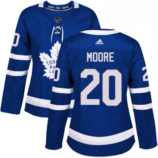 Womens Adidas Toronto Maple Leafs 20 Dominic Moore Authentic Royal Blue Home NHL Jersey Womens Adidas Toronto Maple Leafs 20 Dominic Moore Authentic Royal Blue Home NHL Jersey