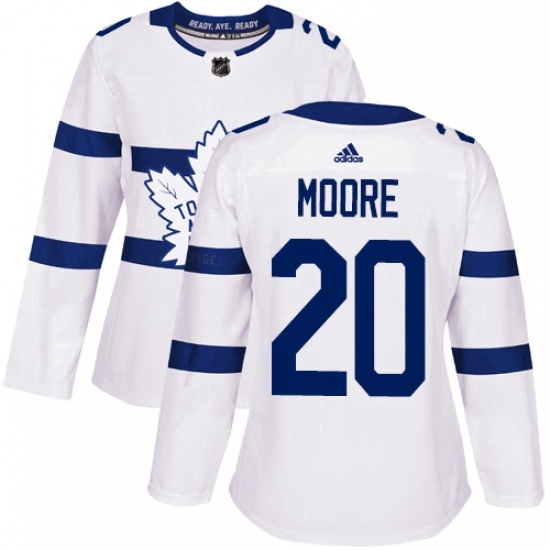 Womens Adidas Toronto Maple Leafs 20 Dominic Moore Authentic White 2018 Stadium Series NHL Jersey Womens Adidas Toronto Maple Leafs 20 Dominic Moore Authentic White 2018 Stadium Series NHL Jersey