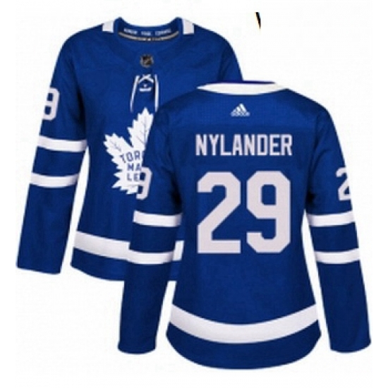 Womens Adidas Toronto Maple Leafs 29 William Nylander Authentic Royal Blue Home NHL Jersey Womens Adidas Toronto Maple Leafs 29 William Nylander Authentic Royal Blue Home NHL Jersey