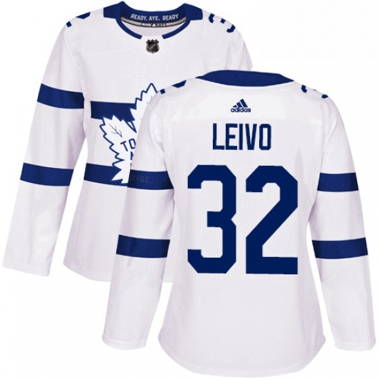 Womens Adidas Toronto Maple Leafs 32 Josh Leivo Authentic White 2018 Stadium Series NHL Jersey Womens Adidas Toronto Maple Leafs 32 Josh Leivo Authentic White 2018 Stadium Series NHL Jersey