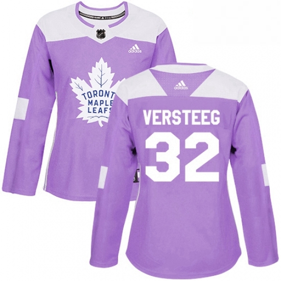 Womens Adidas Toronto Maple Leafs 32 Kris Versteeg Authentic Purple Fights Cancer Practice NHL Jersey Womens Adidas Toronto Maple Leafs 32 Kris Versteeg Authentic Purple Fights Cancer Practice NHL Jersey