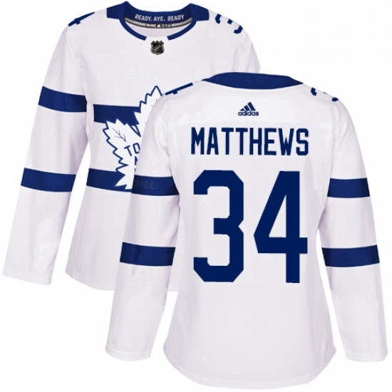 Womens Adidas Toronto Maple Leafs 34 Auston Matthews Authentic White 2018 Stadium Series NHL Jersey Womens Adidas Toronto Maple Leafs 34 Auston Matthews Authentic White 2018 Stadium Series NHL Jersey