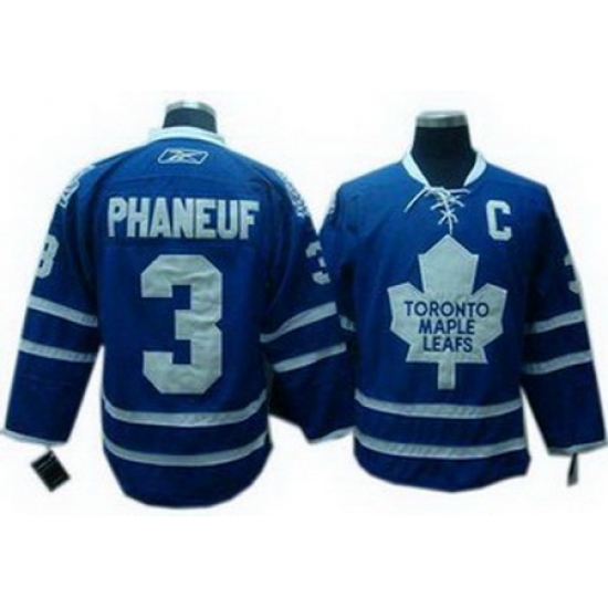 KIDS Toronto Maple Leafs 3 Phaneuf blue C patch KIDS Toronto Maple Leafs 3 Phaneuf blue C patch