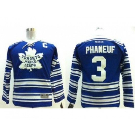 Kids Toronto Maple Leafs 3 Dion Phaneuf 2014 Winter Classic Blue NHL Jersey Kids Toronto Maple Leafs 3 Dion Phaneuf 2014 Winter Classic Blue NHL Jersey