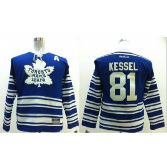 Kids Toronto Maple Leafs 81 Phil Kessel 2014 Winter Classic Blue NHL Jersey Kids Toronto Maple Leafs 81 Phil Kessel 2014 Winter Classic Blue NHL Jersey