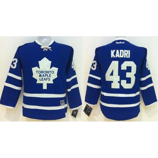 Maple Leafs #43 Nazem Kadri Blue Home Stitched Youth NHL Jersey Maple Leafs #43 Nazem Kadri Blue Home Stitched Youth NHL Jersey