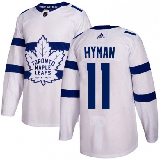 Youth Adidas Toronto Maple Leafs 11 Zach Hyman Authentic White 2018 Stadium Series NHL Jersey Youth Adidas Toronto Maple Leafs 11 Zach Hyman Authentic White 2018 Stadium Series NHL Jersey