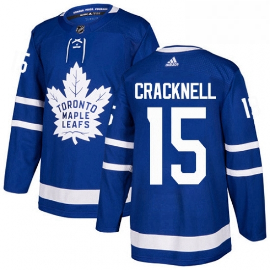 Youth Adidas Toronto Maple Leafs 15 Adam Cracknell Authentic Royal Blue Home NHL Jersey Youth Adidas Toronto Maple Leafs 15 Adam Cracknell Authentic Royal Blue Home NHL Jersey