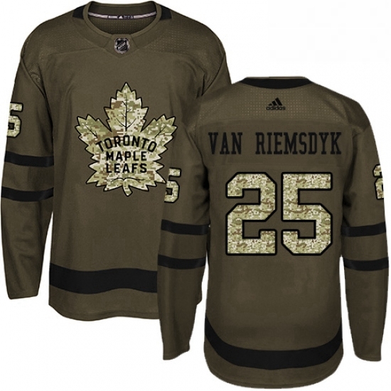 Youth Adidas Toronto Maple Leafs 25 James Van Riemsdyk Authentic Green Salute to Service NHL Jersey Youth Adidas Toronto Maple Leafs 25 James Van Riemsdyk Authentic Green Salute to Service NHL Jersey