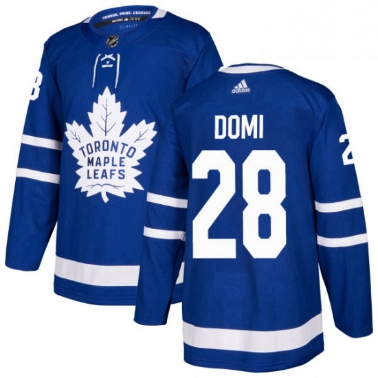 Youth Adidas Toronto Maple Leafs 28 Tie Domi Authentic Royal Blue Home NHL Jersey Youth Adidas Toronto Maple Leafs 28 Tie Domi Authentic Royal Blue Home NHL Jersey