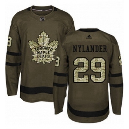 Youth Adidas Toronto Maple Leafs 29 William Nylander Authentic Green Salute to Service NHL Jersey Youth Adidas Toronto Maple Leafs 29 William Nylander Authentic Green Salute to Service NHL Jersey