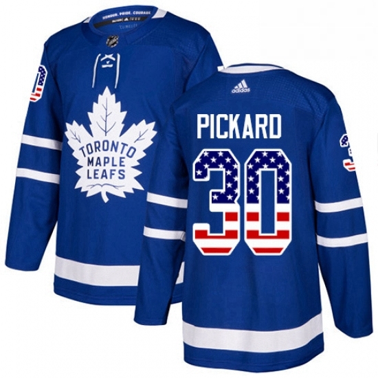 Youth Adidas Toronto Maple Leafs 30 Calvin Pickard Authentic Royal Blue USA Flag Fashion NHL Jersey Youth Adidas Toronto Maple Leafs 30 Calvin Pickard Authentic Royal Blue USA Flag Fashion NHL Jersey