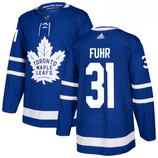 Youth Adidas Toronto Maple Leafs 31 Grant Fuhr Authentic Royal Blue Home NHL Jersey Youth Adidas Toronto Maple Leafs 31 Grant Fuhr Authentic Royal Blue Home NHL Jersey