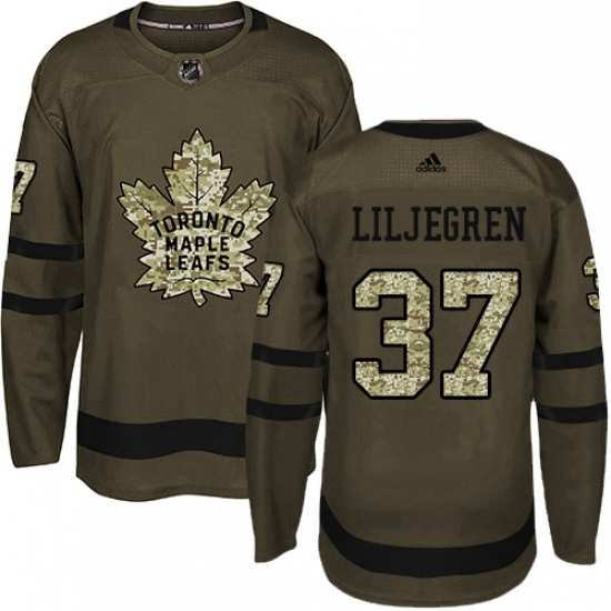 Youth Adidas Toronto Maple Leafs 37 Timothy Liljegren Authentic Green Salute to Service NHL Jersey Youth Adidas Toronto Maple Leafs 37 Timothy Liljegren Authentic Green Salute to Service NHL Jersey