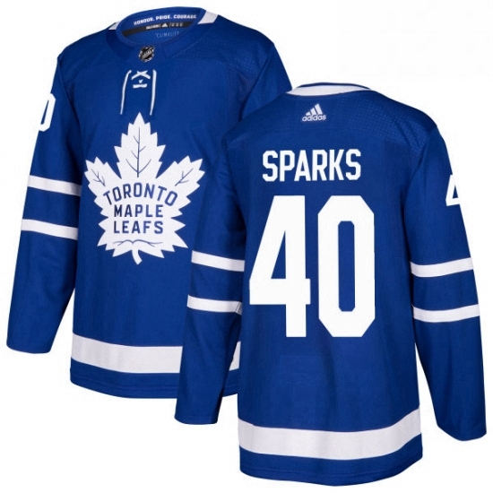 Youth Adidas Toronto Maple Leafs 40 Garret Sparks Authentic Royal Blue Home NHL Jersey Youth Adidas Toronto Maple Leafs 40 Garret Sparks Authentic Royal Blue Home NHL Jersey