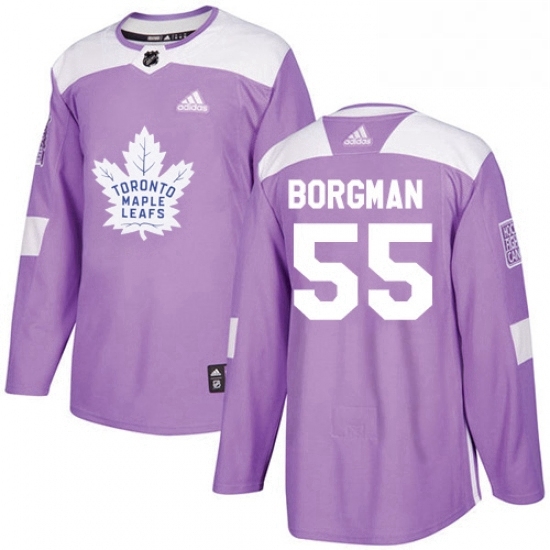 Youth Adidas Toronto Maple Leafs 55 Andreas Borgman Authentic Purple Fights Cancer Practice NHL Jersey Youth Adidas Toronto Maple Leafs 55 Andreas Borgman Authentic Purple Fights Cancer Practice NHL Jersey