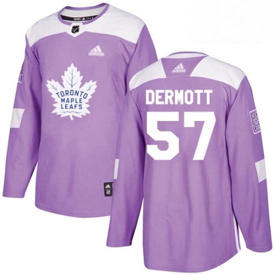 Youth Adidas Toronto Maple Leafs 57 Travis Dermott Authentic Purple Fights Cancer Practice NHL Jersey Youth Adidas Toronto Maple Leafs 57 Travis Dermott Authentic Purple Fights Cancer Practice NHL Jersey