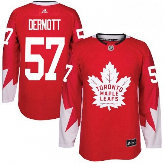 Youth Adidas Toronto Maple Leafs 57 Travis Dermott Authentic Red Alternate NHL Jersey Youth Adidas Toronto Maple Leafs 57 Travis Dermott Authentic Red Alternate NHL Jersey