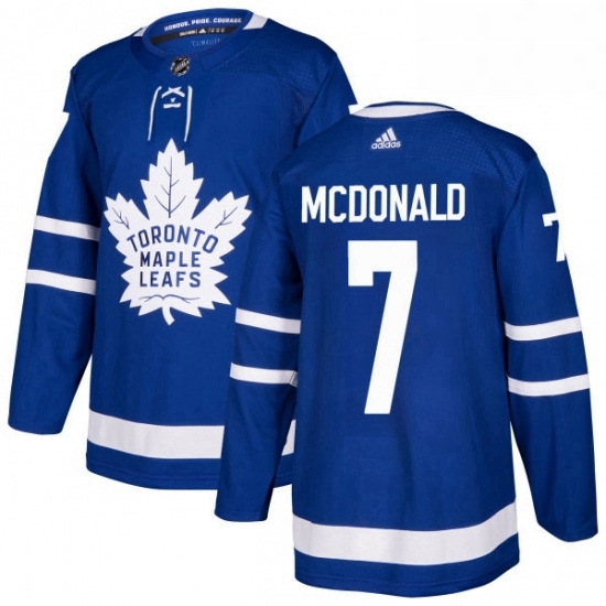 Youth Adidas Toronto Maple Leafs 7 Lanny McDonald Authentic Royal Blue Home NHL Jersey Youth Adidas Toronto Maple Leafs 7 Lanny McDonald Authentic Royal Blue Home NHL Jersey