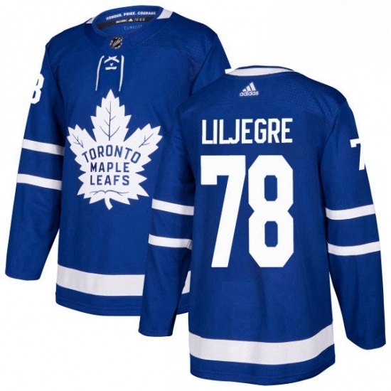 Youth Adidas Toronto Maple Leafs 78 Timothy Liljegren Authentic Royal Blue Home NHL Jersey Youth Adidas Toronto Maple Leafs 78 Timothy Liljegren Authentic Royal Blue Home NHL Jersey
