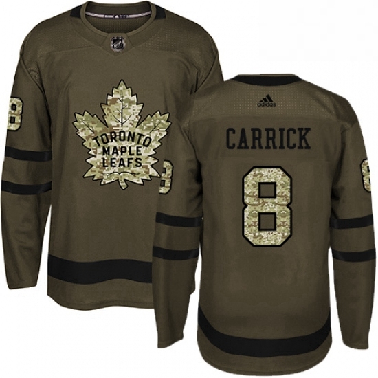 Youth Adidas Toronto Maple Leafs 8 Connor Carrick Authentic Green Salute to Service NHL Jersey Youth Adidas Toronto Maple Leafs 8 Connor Carrick Authentic Green Salute to Service NHL Jersey