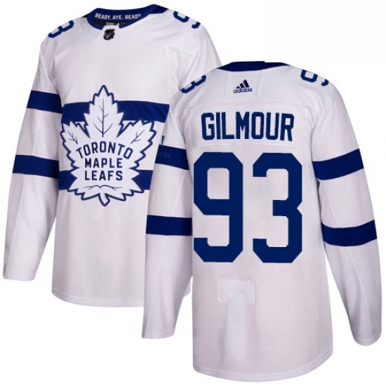 Youth Adidas Toronto Maple Leafs 93 Doug Gilmour Authentic White 2018 Stadium Series NHL Jersey Youth Adidas Toronto Maple Leafs 93 Doug Gilmour Authentic White 2018 Stadium Series NHL Jersey