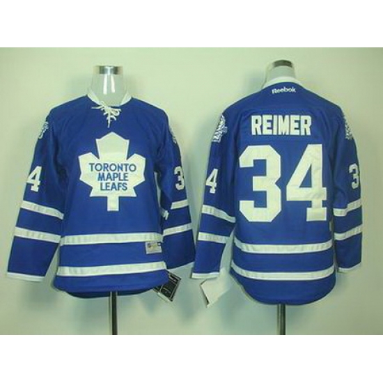 Youth Toronto Maple Leafs 34# REIMER BLUE JERSEY Youth Toronto Maple Leafs 34# REIMER BLUE JERSEY