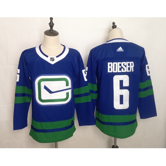 Canucks 6 Brock Boeser Blue Adidas Jerseys Canucks 6 Brock Boeser Blue Adidas Jerseys