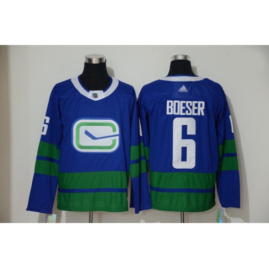 Canucks 6 Brock Boeser Blue Alternate Authentic Stitched Hockey Jersey Canucks 6 Brock Boeser Blue Alternate Authentic Stitched Hockey Jersey