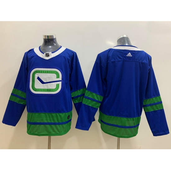 Canucks Blank Blue Adidas Jersey Canucks Blank Blue Adidas Jersey