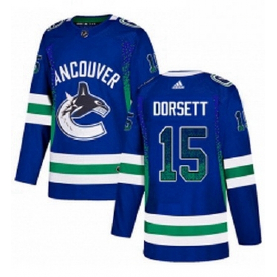 Mens Adidas Vancouver Canucks 15 Derek Dorsett Authentic Blue Drift Fashion NHL Jersey Mens Adidas Vancouver Canucks 15 Derek Dorsett Authentic Blue Drift Fashion NHL Jersey
